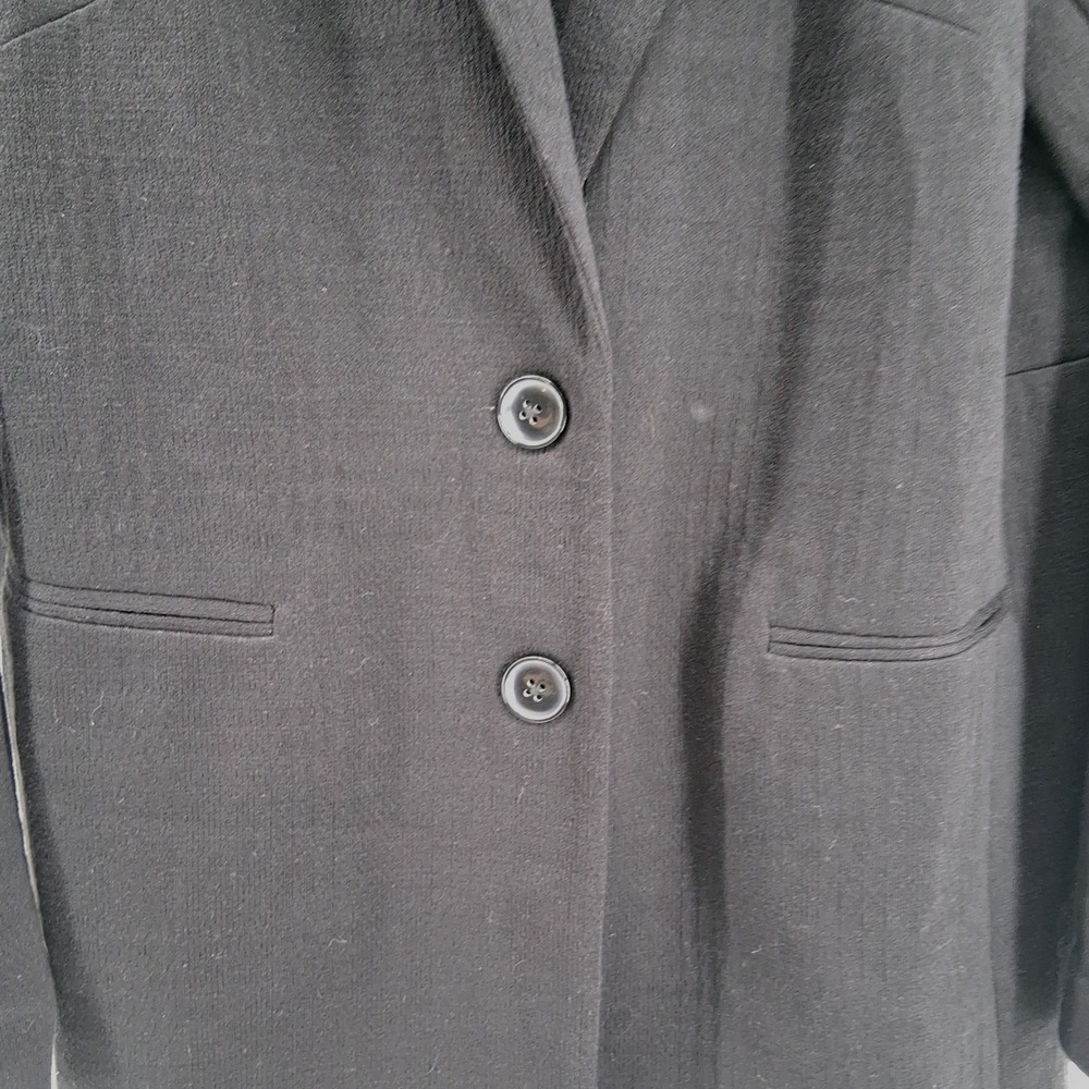 Torrid Womens Black Blazer Jacket Size 0 L 12 Career Workwear 2 Button Lined - Picture 5 of 12